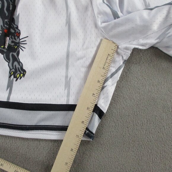 In the Lab Stealth Shorts Men Large White Basketball Drawstring Heavyweight Mesh - Picture 7 of 10